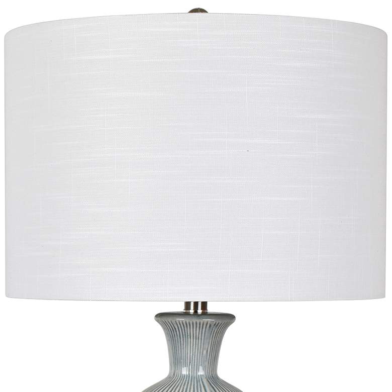 Image 2 Crestview Collection Carrefour 30 1/2" Gray Ceramic Table Lamp more views
