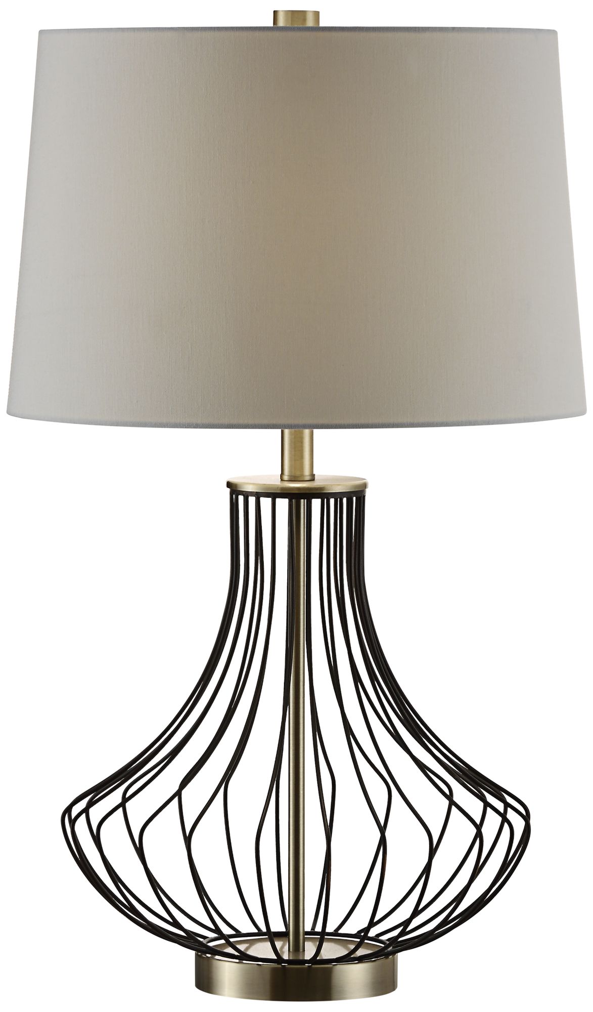 Image Crestview Collection Carter 28 1/2" Open Base Bronze Brass Table Lamp
