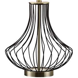 Image2 of Crestview Collection Carter 28 1/2" Open Base Bronze Brass Table Lamp more views