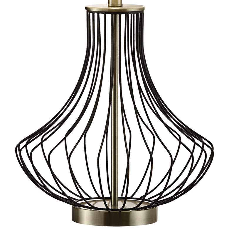 Image 2 Crestview Collection Carter 28 1/2 inch Open Base Bronze Brass Table Lamp more views