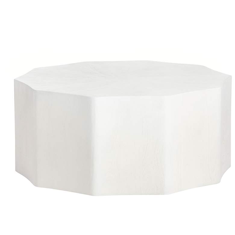 Image 1 Crestview Collection Caspian 40"W Whitewash Cocktail Table