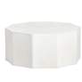 Crestview Collection Caspian 40"W Whitewash Cocktail Table