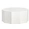 Crestview Collection Caspian 40"W Whitewash Cocktail Table
