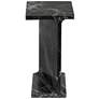 Crestview Collection Cassius Black Marble Accent Table