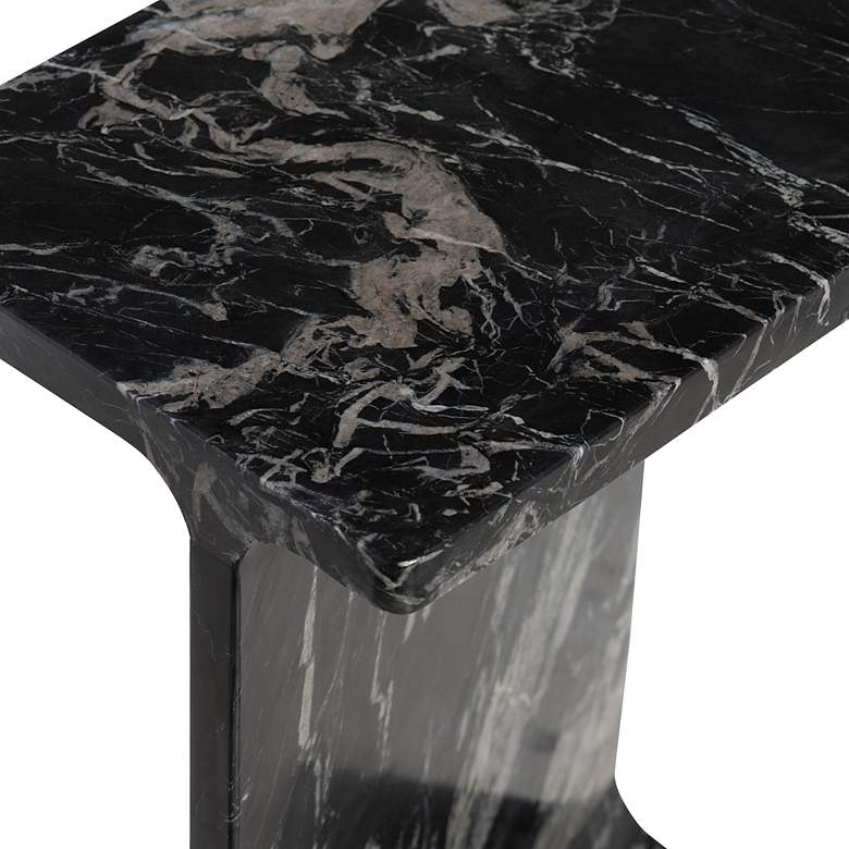 Image 3 Crestview Collection Cassius Black Marble Accent Table more views