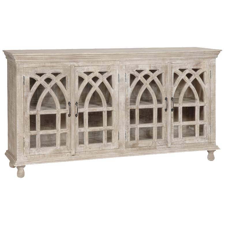 Image 1 Crestview Collection Cathedral Design 4 Door Sideboard