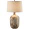 Crestview Collection Chambers Bronze Hued Glass Table Lamp
