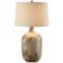 Crestview Collection Chambers Bronze Hued Glass Table Lamp