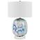 Crestview Collection Channing Reverse Painted Glass Table Lamp