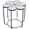 Crestview Collection Chantilly 18" Wide Marble Accent Table