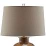 3_Crestview Collection Charlotte 28" Mastic Bronze Glass Table Lamp more views