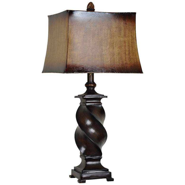 Image 1 Crestview Collection Clint Twist Bronze Table Lamp