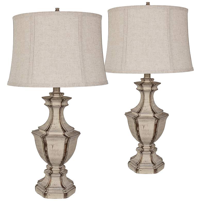 Image 1 Crestview Collection Coffman Sandstone Table Lamps Set of 2
