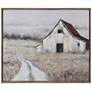 Crestview Collection Country Road Framed Canvas Wall D&#233;cor
