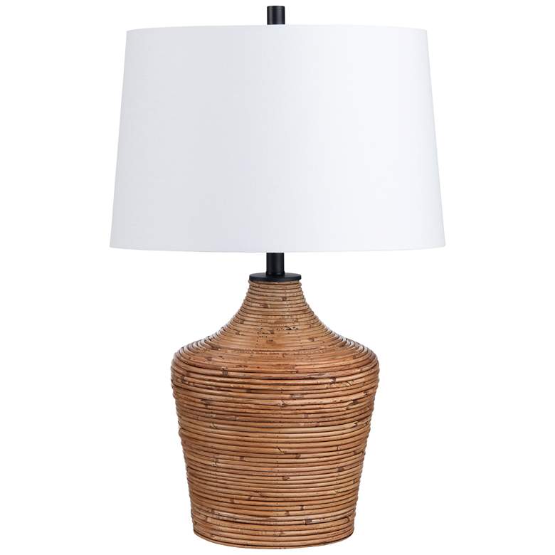 Image 1 Crestview Collection Crosby Rattan Jug Table Lamp