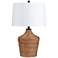 Crestview Collection Crosby Rattan Table Lamp