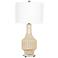 Crestview Collection Crown Mark Cream Pearl Table Lamp
