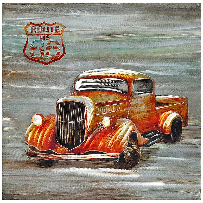 Image 1 Crestview Collection Cruiser III 39 1/2 inch Square Wall Art