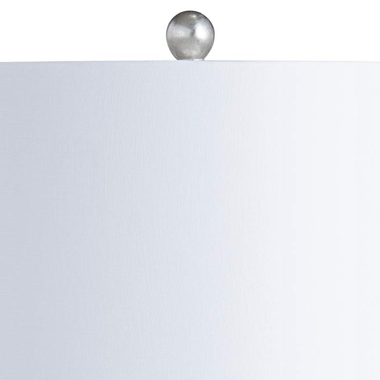 Image 3 Crestview Collection Curren Silverleaf Sculptural Table Lamp more views