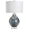 Crestview Collection Dalton 31" High Blue and Gray Glass Table Lamp