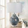 1_Crestview Collection Dalton 31" High Blue and Gray Glass Table Lamp