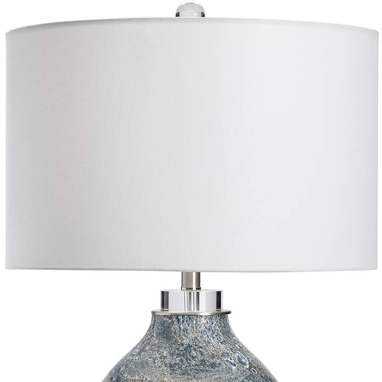 Image 4 Crestview Collection Dalton 31" High Blue and Gray Glass Table Lamp more views