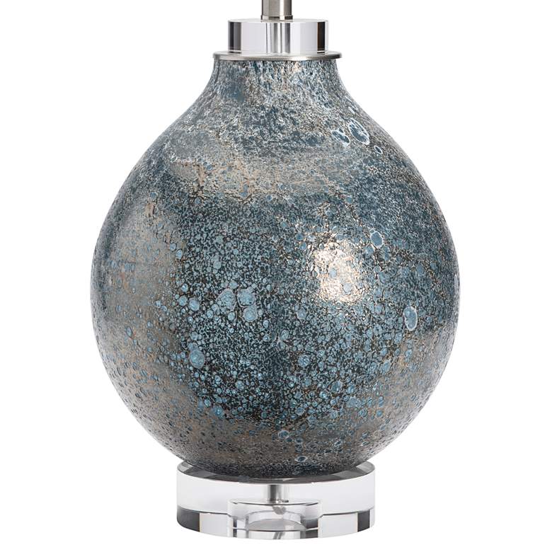 Image 5 Crestview Collection Dalton 31 inch High Blue and Gray Glass Table Lamp more views