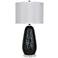 Crestview Collection Darcy Black Ceramic Table Lamp