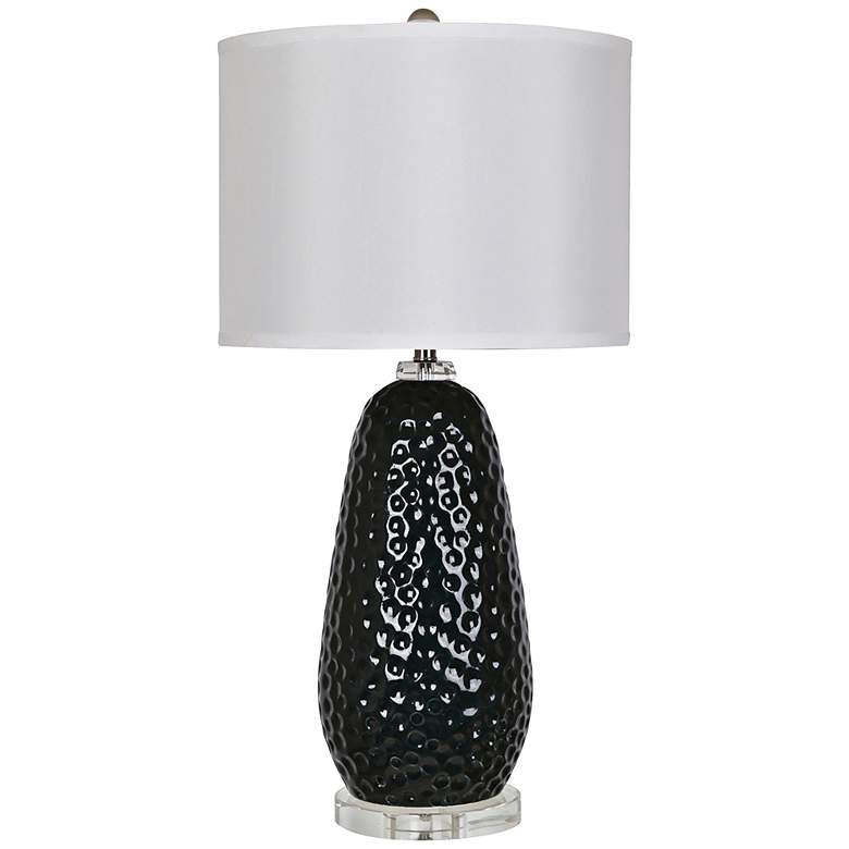 Image 1 Crestview Collection Darcy Black Ceramic Table Lamp