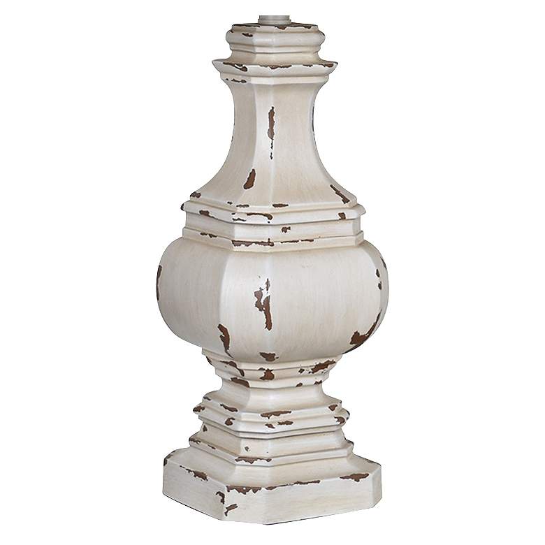 Image 4 Crestview Collection Daryl 28" High Antique White Table Lamp more views