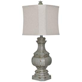 Image1 of Crestview Collection Daryl I Antique Blue-Green Table Lamp