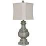 Crestview Collection Daryl I Antique Blue-Green Table Lamp
