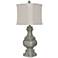 Crestview Collection Daryl I Antique Blue-Green Table Lamp