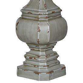 Image3 of Crestview Collection Daryl I Antique Blue-Green Table Lamp more views