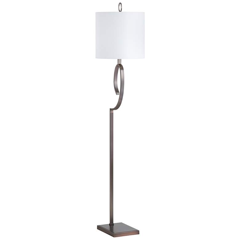 Image 1 Crestview Collection Dash 66 3/4 inch High Stylized Bent Metal Floor Lamp