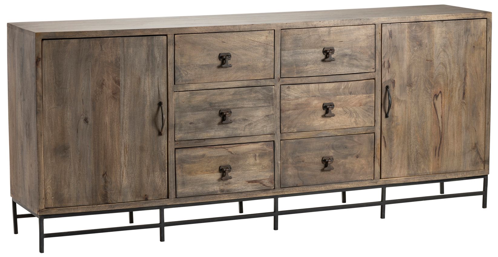 Image 3 Crestview Collection Devonshire Two Door Wooden Sideboard more views