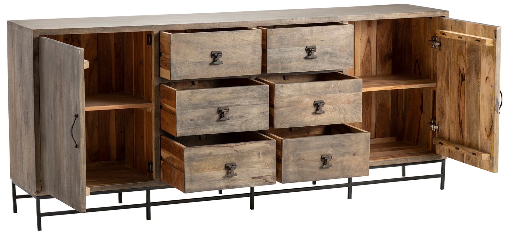 Image 4 Crestview Collection Devonshire Two Door Wooden Sideboard more views