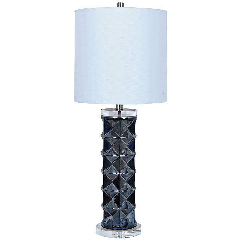 Image 1 Crestview Collection Dimensions Gunmetal Table Lamp