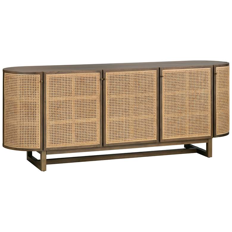 Image 1 Crestview Collection Domingo Cane Sideboard