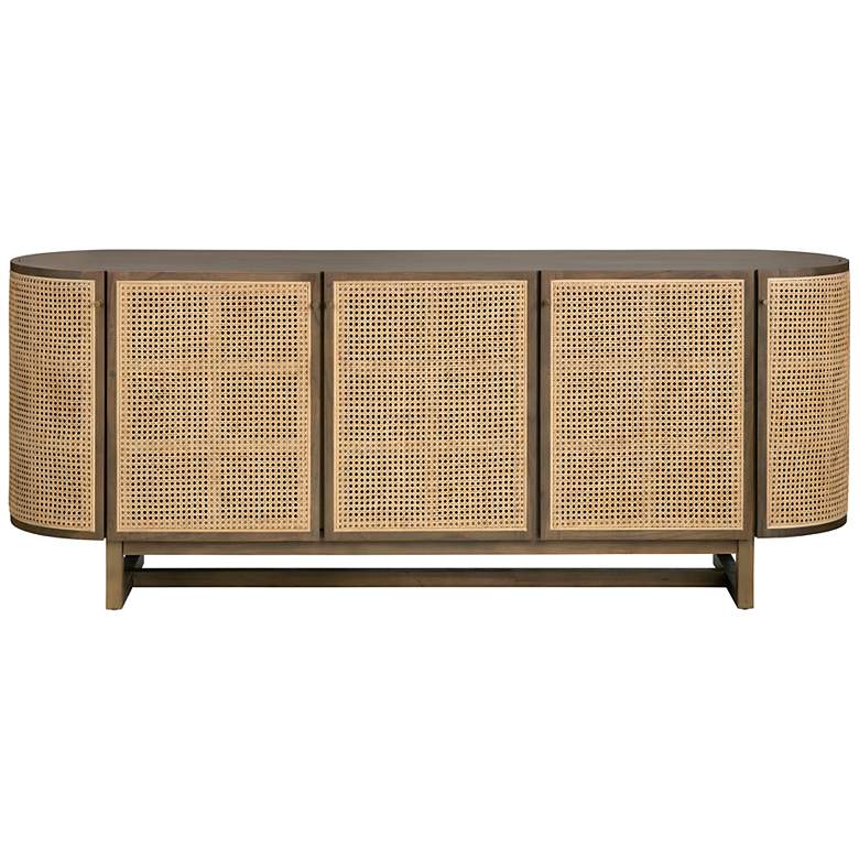 Image 2 Crestview Collection Domingo Cane Sideboard more views