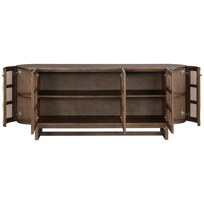Image 3 Crestview Collection Domingo Cane Sideboard more views