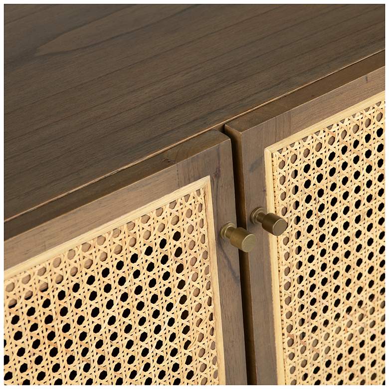 Image 4 Crestview Collection Domingo Cane Sideboard more views