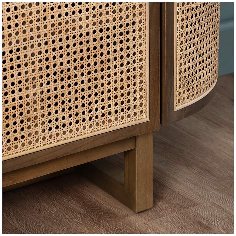 Image 5 Crestview Collection Domingo Cane Sideboard more views