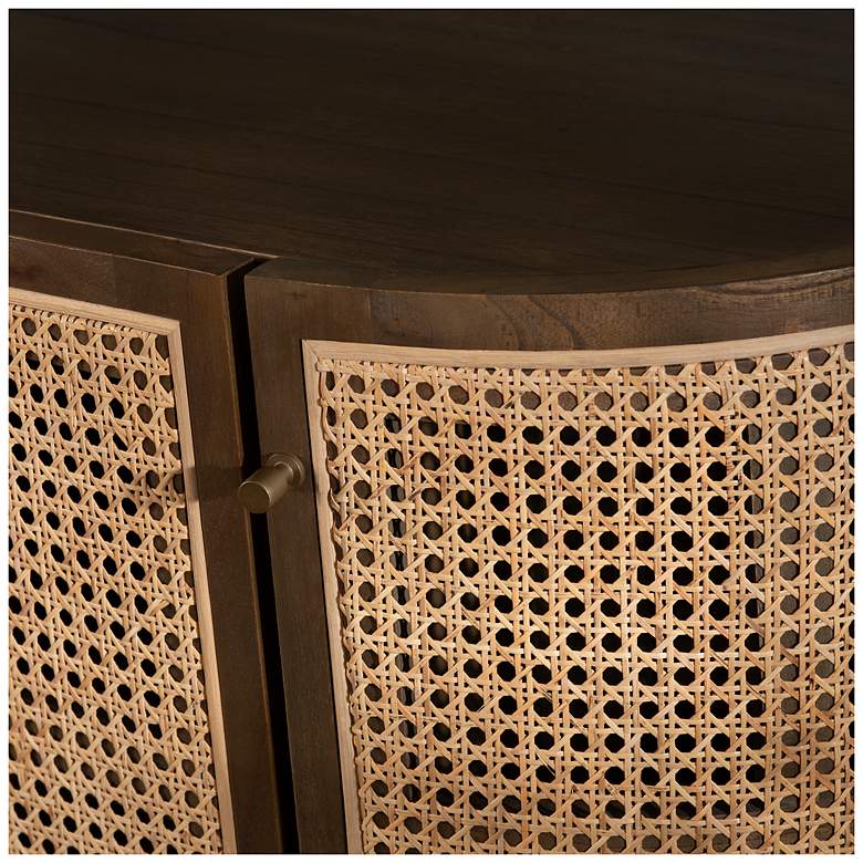 Image 6 Crestview Collection Domingo Cane Sideboard more views