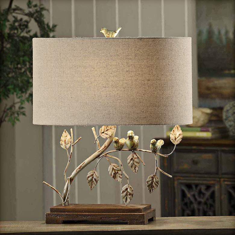 Image 1 Crestview Collection Ella 23 inch Antique Tree Branch Table Lamp