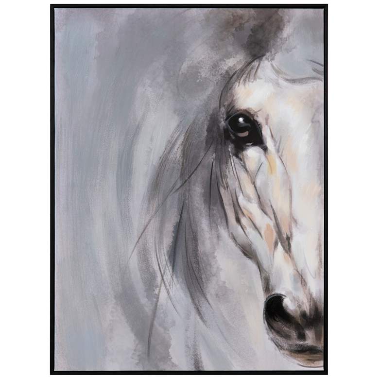Image 1 Crestview Collection Equine Views Framed Canvas Painting