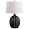 Crestview Collection Evans 26" High Striped Ceramic Table Lamp