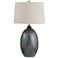 Crestview Collection Everett 32" Green Black Diamond Ceramic Lamp