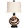 Crestview Collection Ezekiel Brown Ceramic Table Lamp