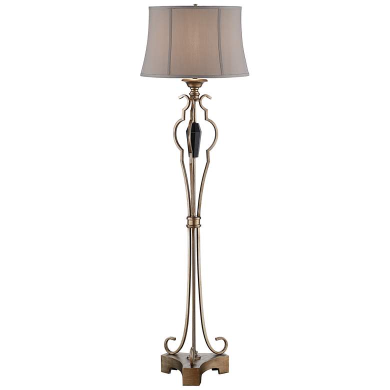 Image 1 Crestview Collection Faceted Onyx Crystal Floor Lamp